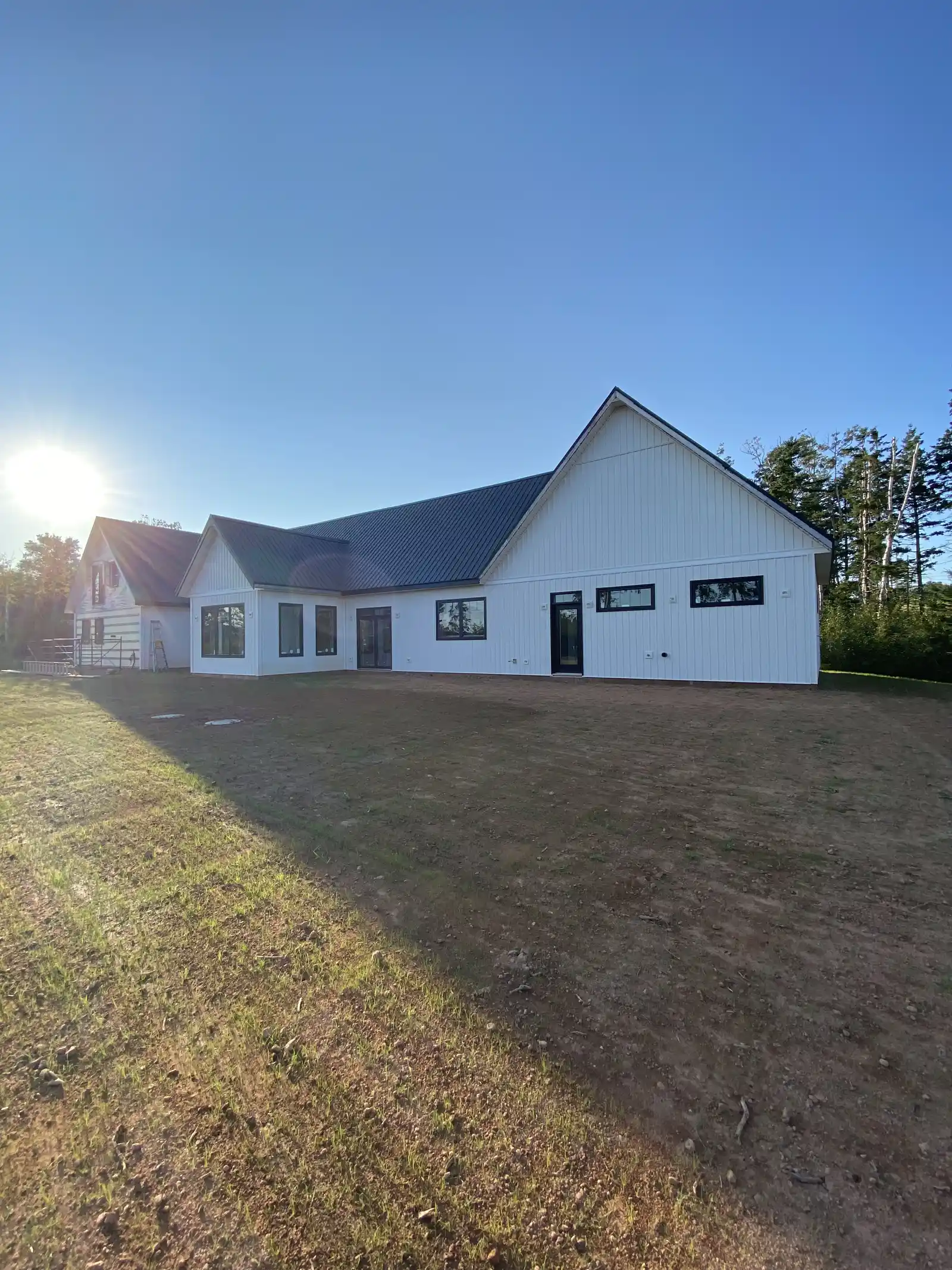 Luxury custom home exterior by Meadus Contracting