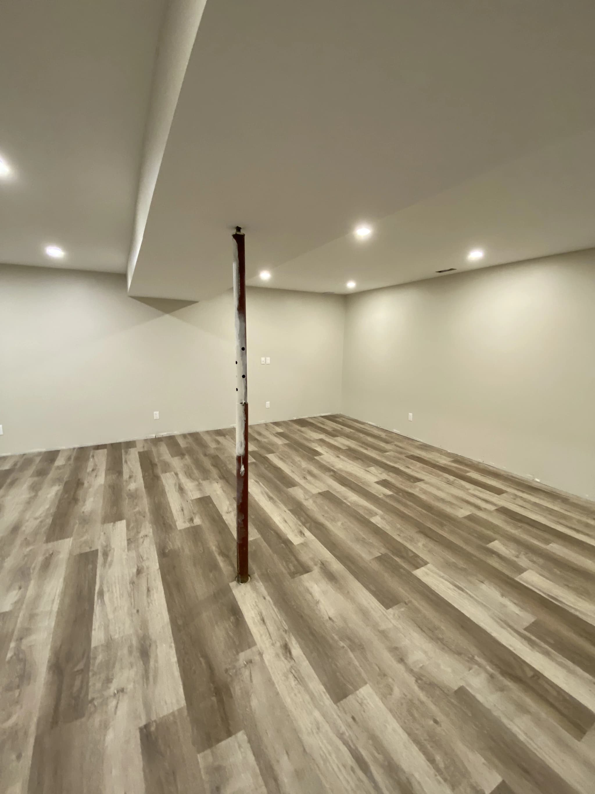 Luxury finished basement by Meadus Contracting